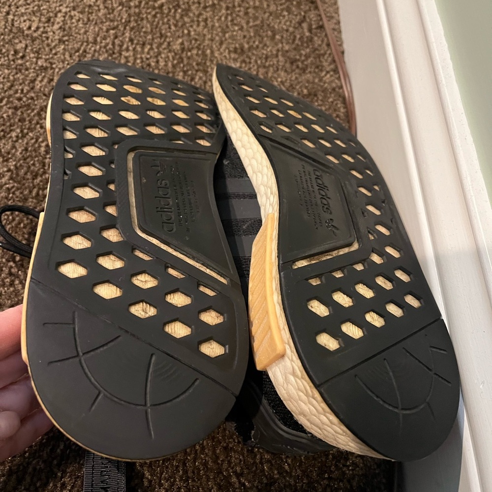 Adidas Black NMD Sneakers Size 8 - Picture 6 of 10